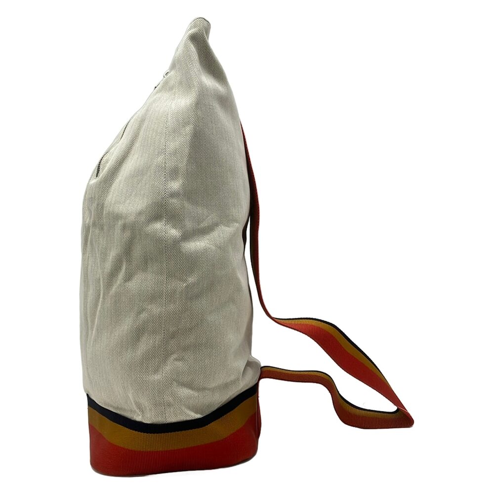Hermès Cavalier Backpack Beige Multi Cotton Polyamide - Picture 4 of 9